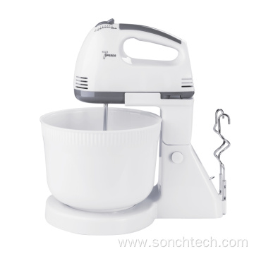 Electric Stand egg beater hand mixer with bowl